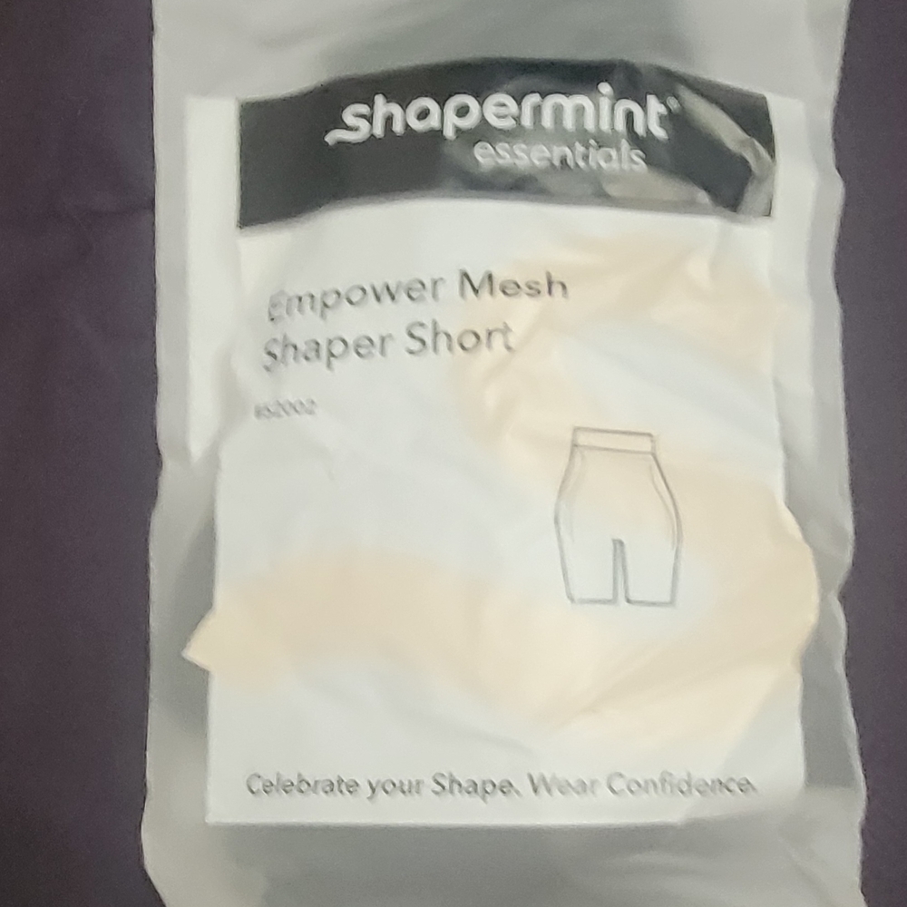 Shapermint Essentials Empower Mesh Shaper Shorts - Cream
